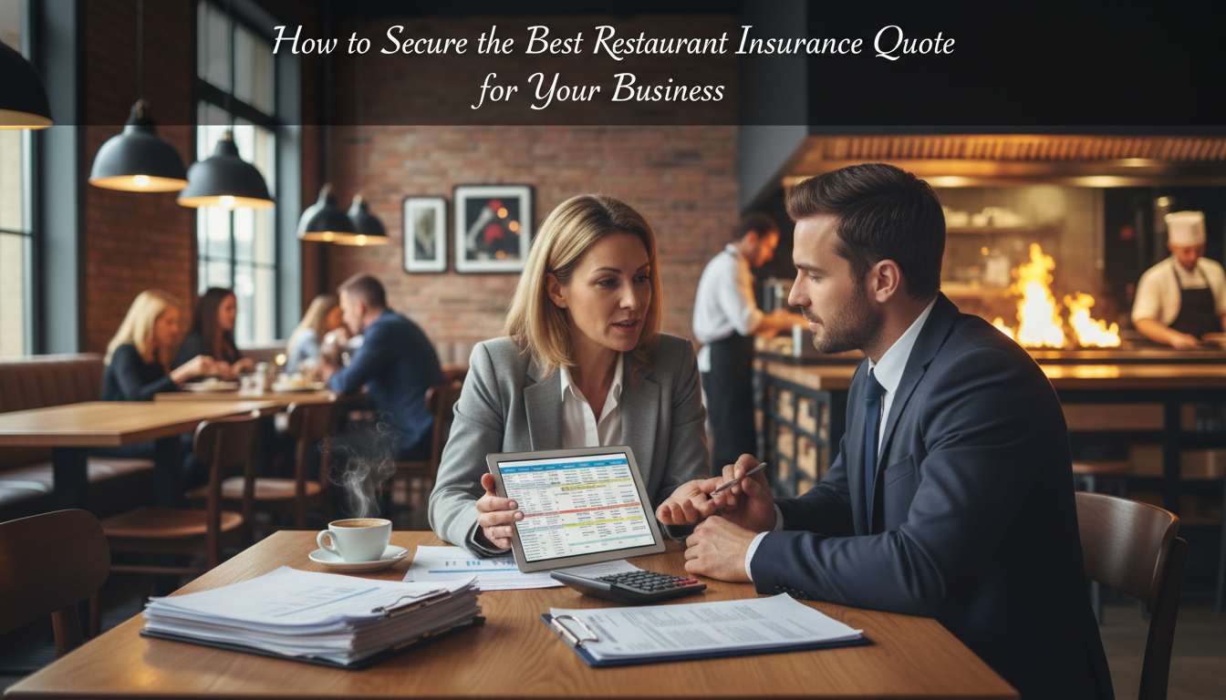 How to Secure the Best Restaurant Insurance Quote for Your Business